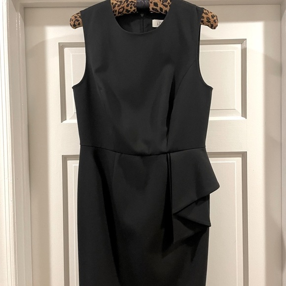 LOFT Dresses & Skirts - Classic Ann Taylor Loft Black Sleeveless Peplum Dress